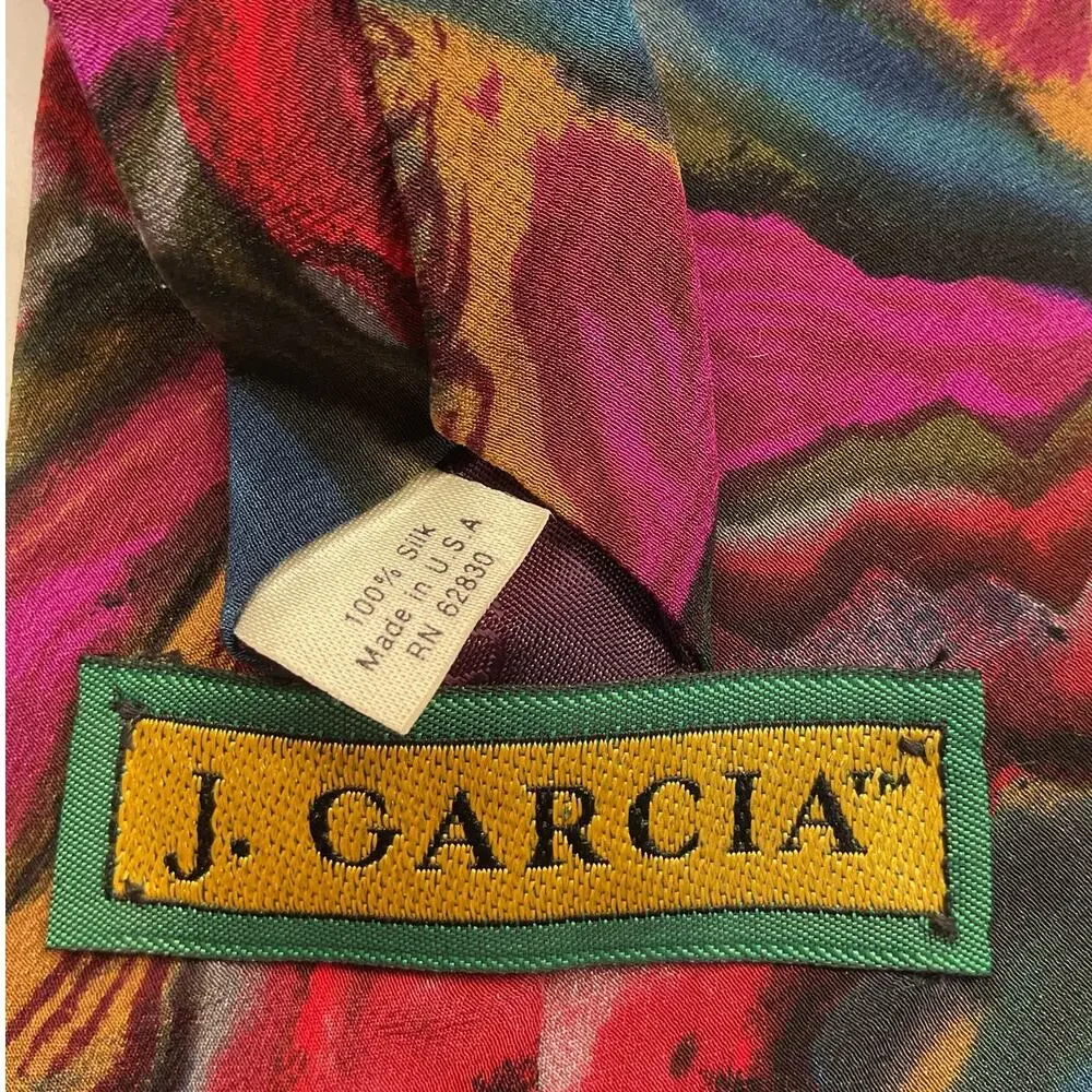 J. Garcia Edition Mens Neck Tie 100% Silk
